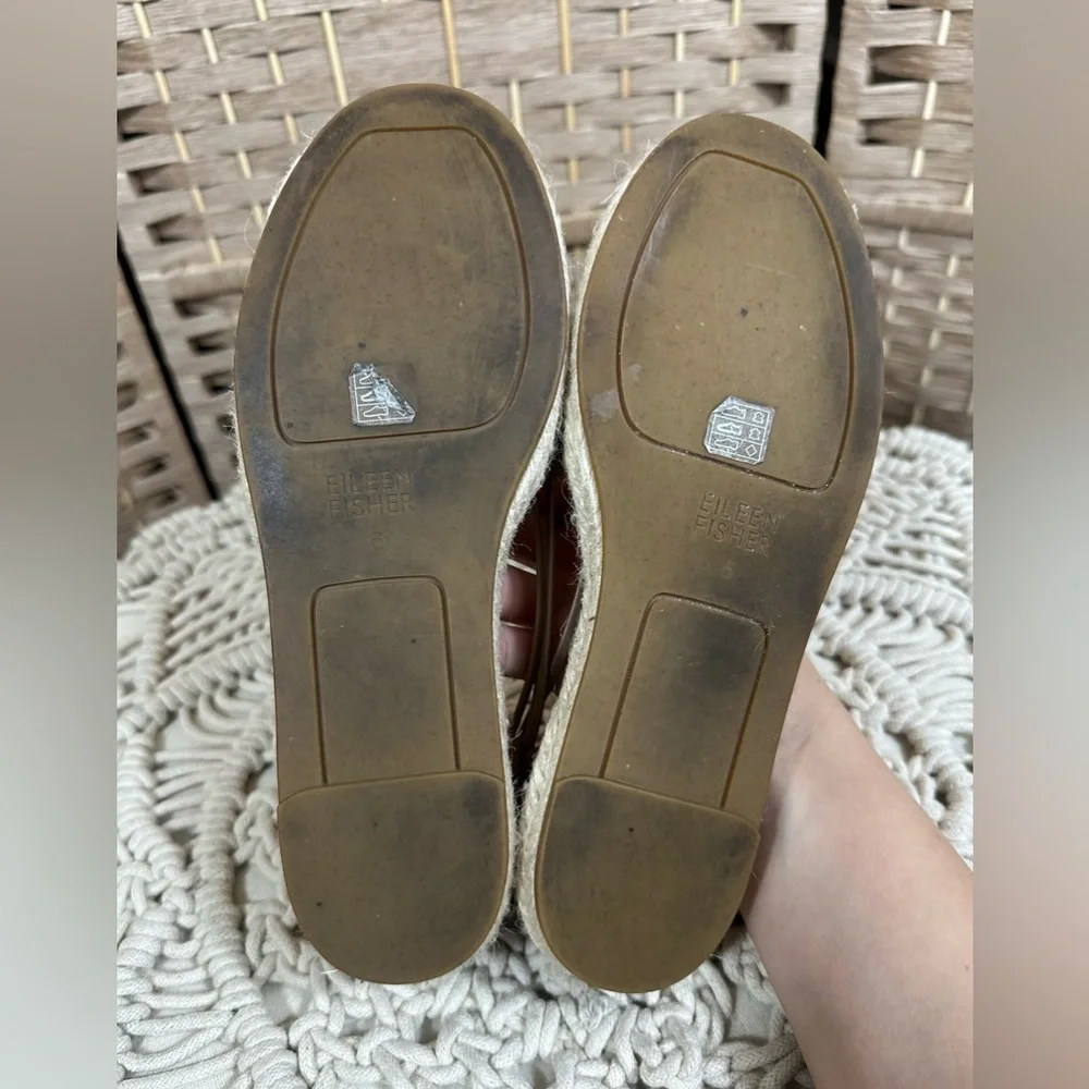 Eileen Fisher Women’s Perforated Lee 2 Espadrille Flats - Size 5